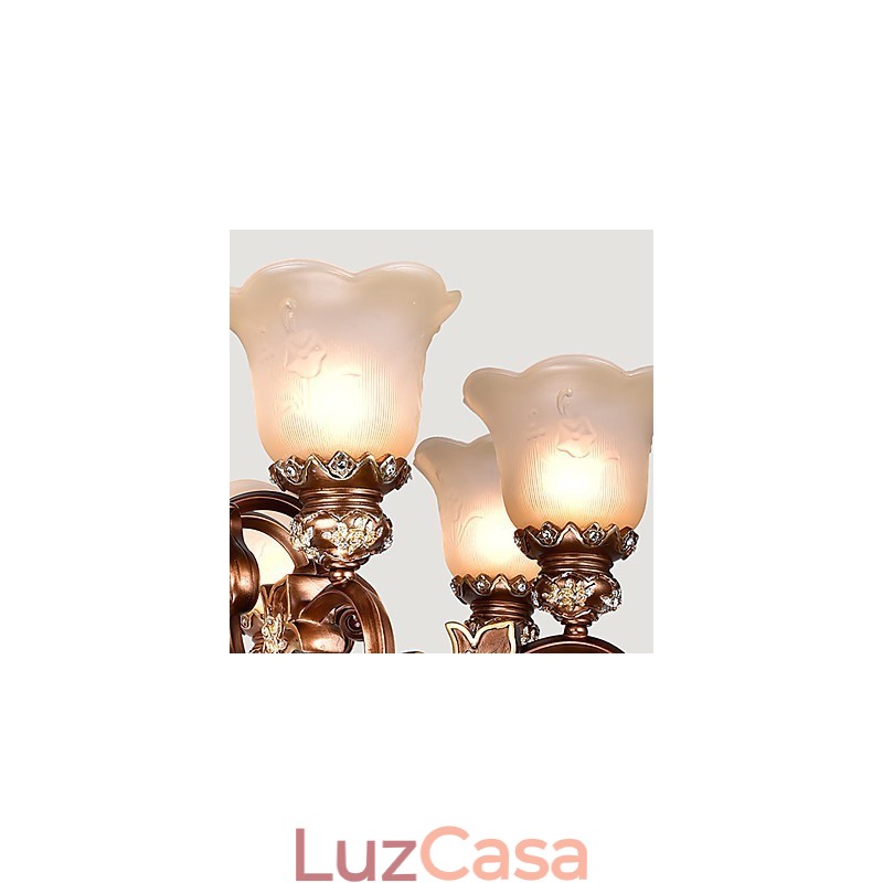 Lustre Tradicional Clássico Retro Metal