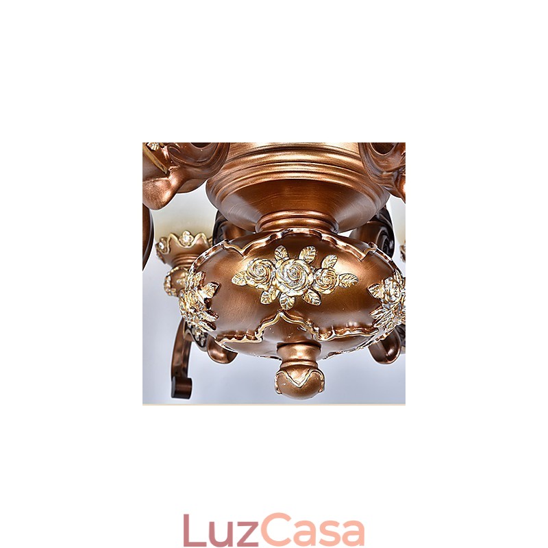 Lustre Tradicional Clássico Retro Metal