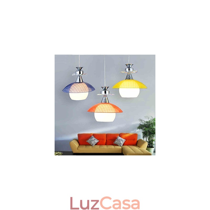 Luminárias pendentes modernas contemporâneas de vidro