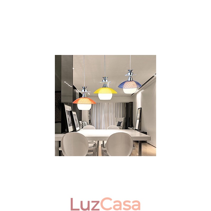 Luminárias pendentes modernas contemporâneas de vidro