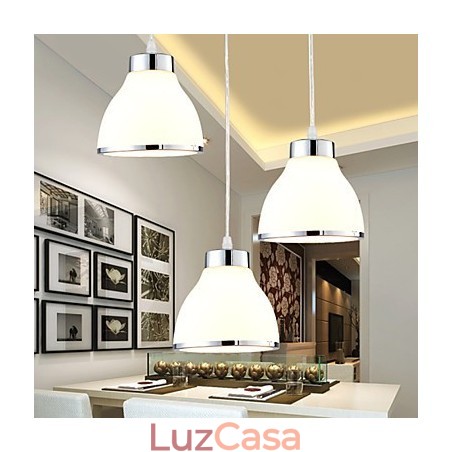 Luminárias pendentes modernas contemporâneas de metal Luminárias pendentes modernas contemporâneas de metal