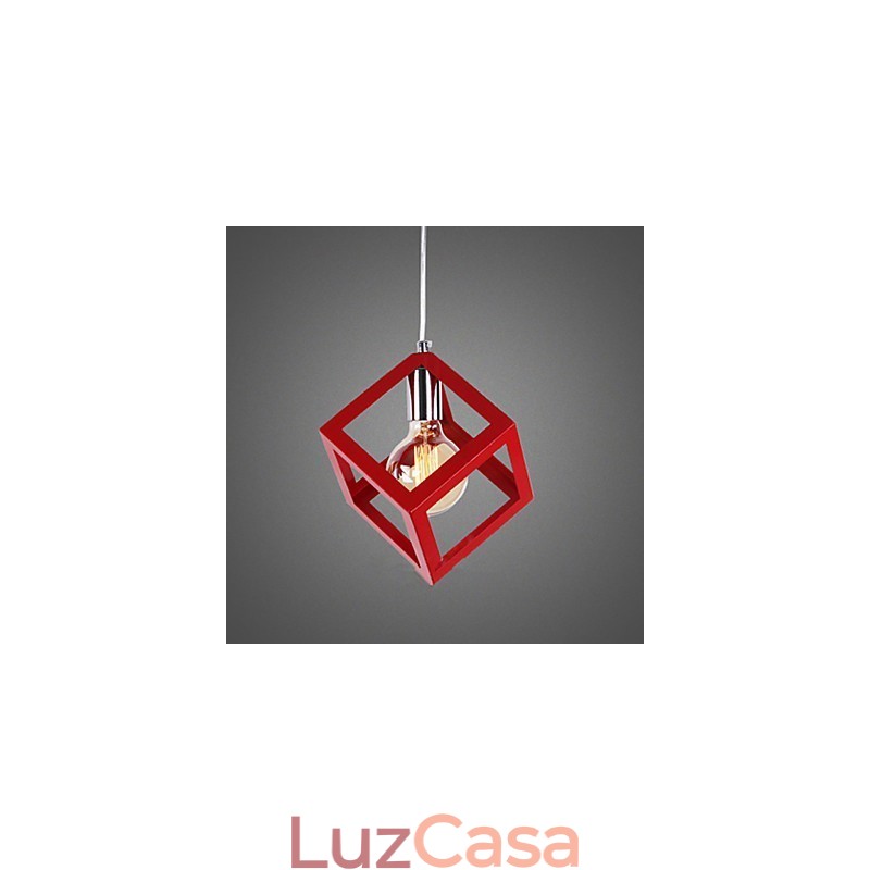 Lustre de metal com pintura em estilo clássico tradicional mini