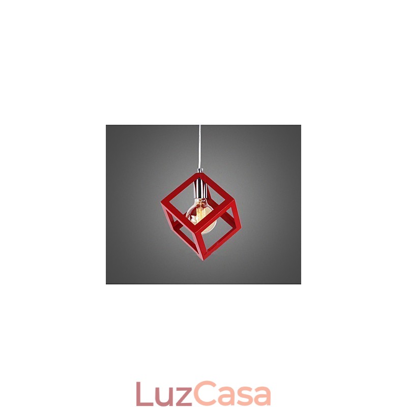 Lustre de metal com pintura em estilo clássico tradicional mini