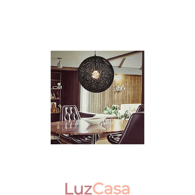 CreativeAmerican Country Creative Cany Art Color Droplight e lâmpada de formato esférico