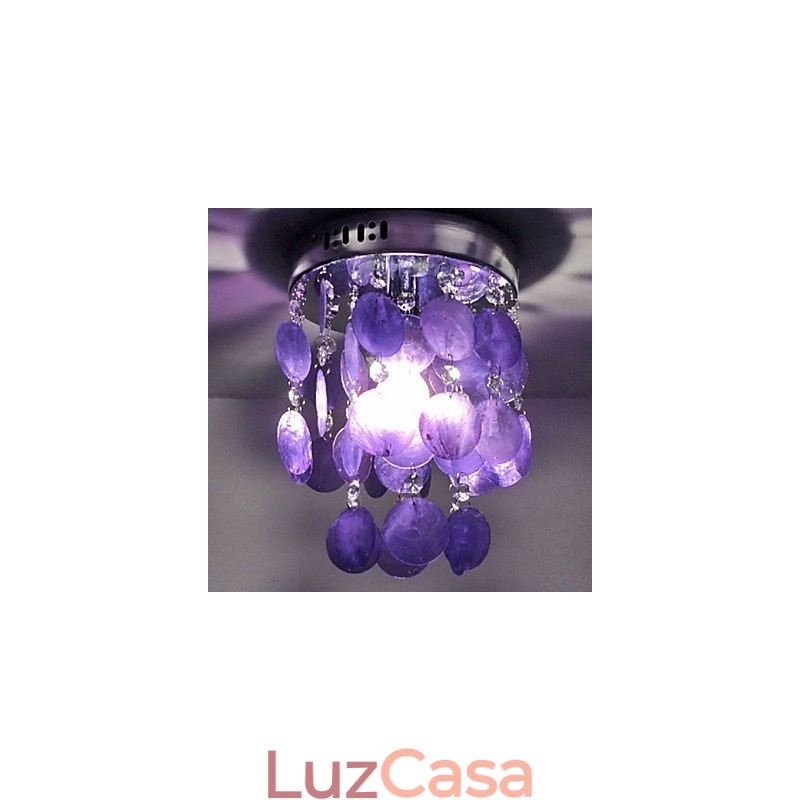 Luminária pendente cromada estilo mini contemporânea moderna