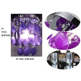 Luminária pendente cromada estilo mini contemporânea moderna