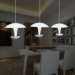 Luminária pendente de metal com pintura moderna
