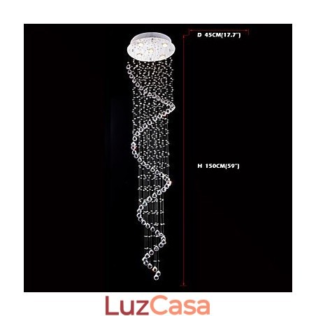 Lustre de cristal pendente, iluminação, 5 luzes, prata, canpoy, transparente, k9, cristal, hélice, teto, lâmpadas Lustre de cristal pendente, iluminação, 5 luzes, prata, canpoy, transparente, k9, cristal, hélice, teto, lâmpadas