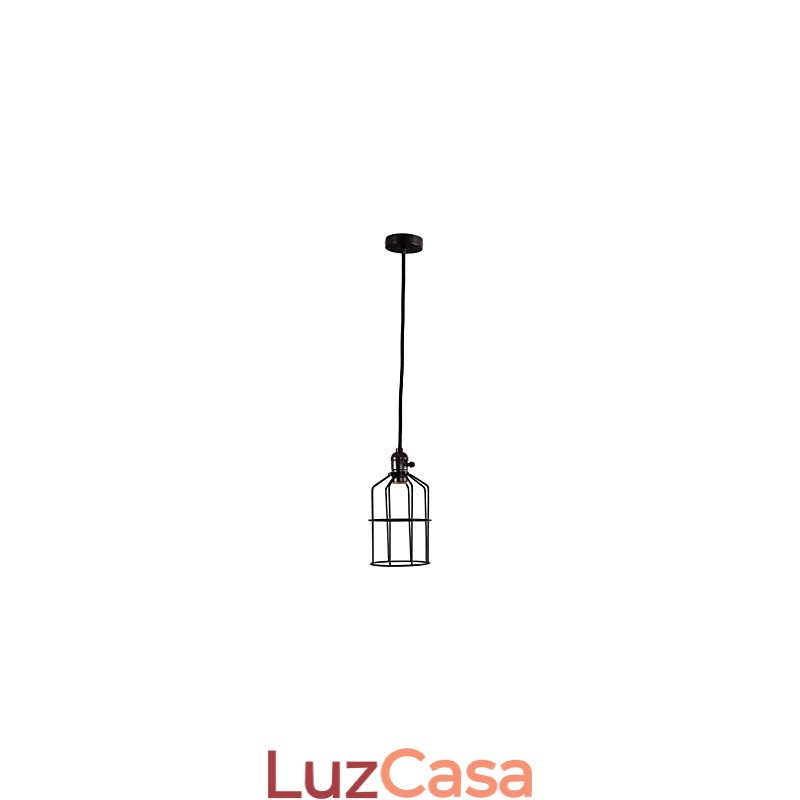 Estilo Mini Retro Pintura Metal Pendente Luz Garagem