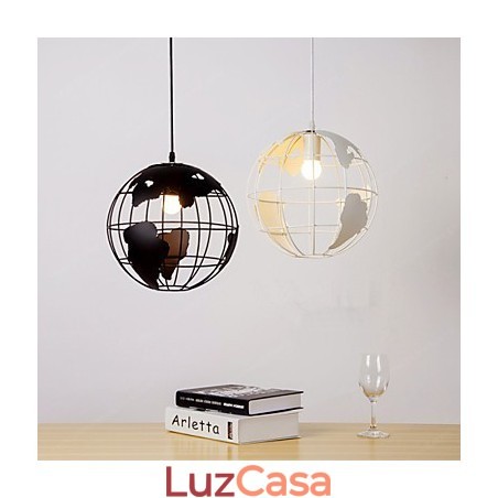 Luminária pendente moderna contemporânea Country Globe Luminária pendente moderna contemporânea Country Globe