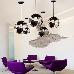 Luminária pendente moderna contemporânea Country Globe