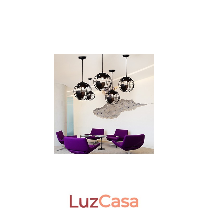 Luminária pendente moderna contemporânea Country Globe