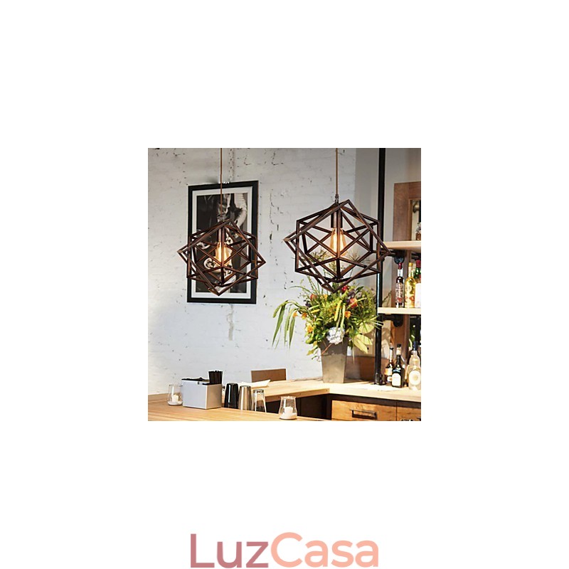 Retro Classic Metal Ceiling Lights Simples Luminárias Pendentes Café Luminária Pendente