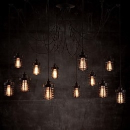 Pingente de flor de beleza de cabeça retrô americana country 12