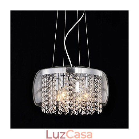 Moderno contemporâneo tambor cristal mini estilo pintura pingente luz Moderno contemporâneo tambor cristal mini estilo pintura pingente luz