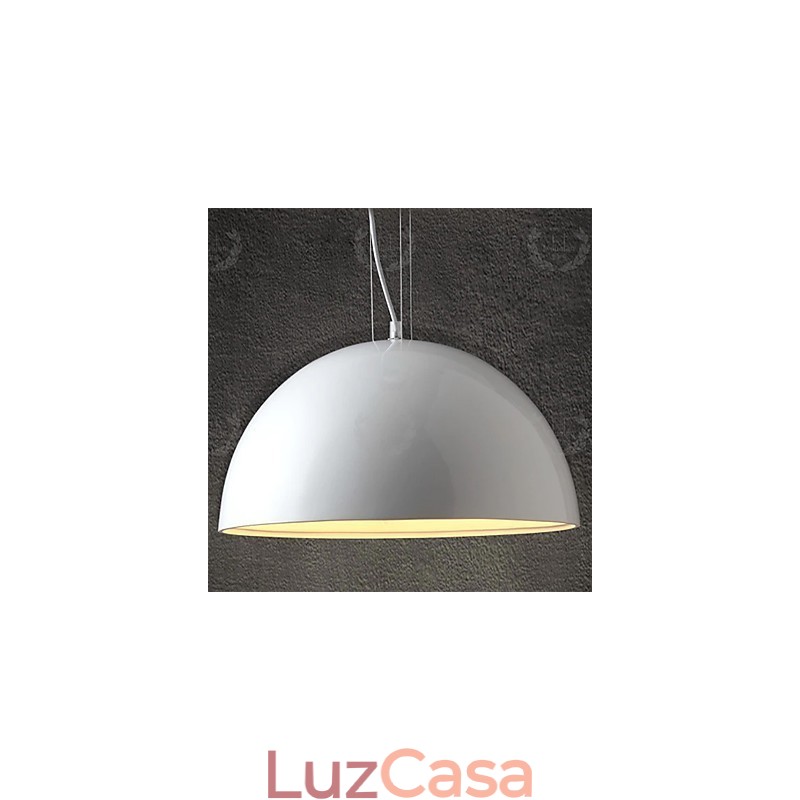 Luminária pendente de resina com pintura contemporânea moderna