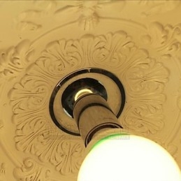 Luminária pendente de resina com pintura contemporânea moderna