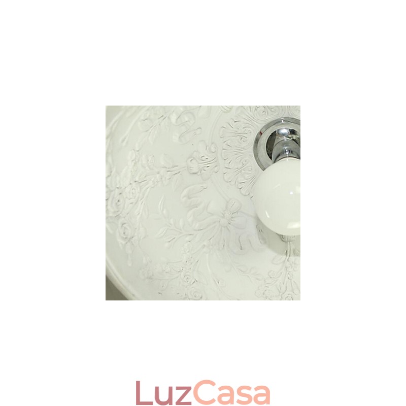 Luminária pendente de resina com pintura contemporânea moderna