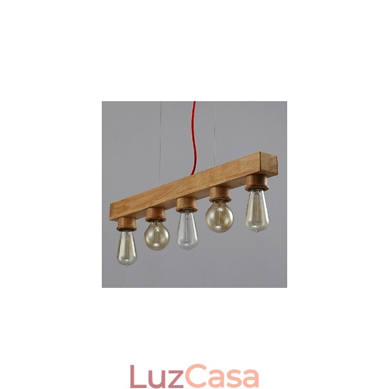 Moderno Contemporâneo Tradicional Clássico Mini Estilo Pintura Madeira Bambu Pendente Luz