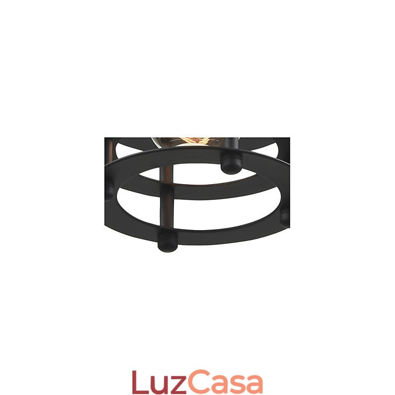 Luminária de teto retrô, lustre industrial de ferro vintage, luminária pendente para loja