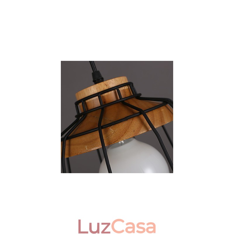 Lustre nórdico criativo de ferro forjado café retro net droplight