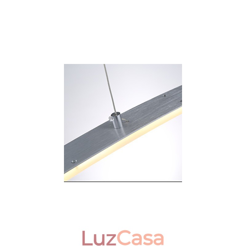 Luminária pendente moderna contemporânea metal galvanizado acrílico