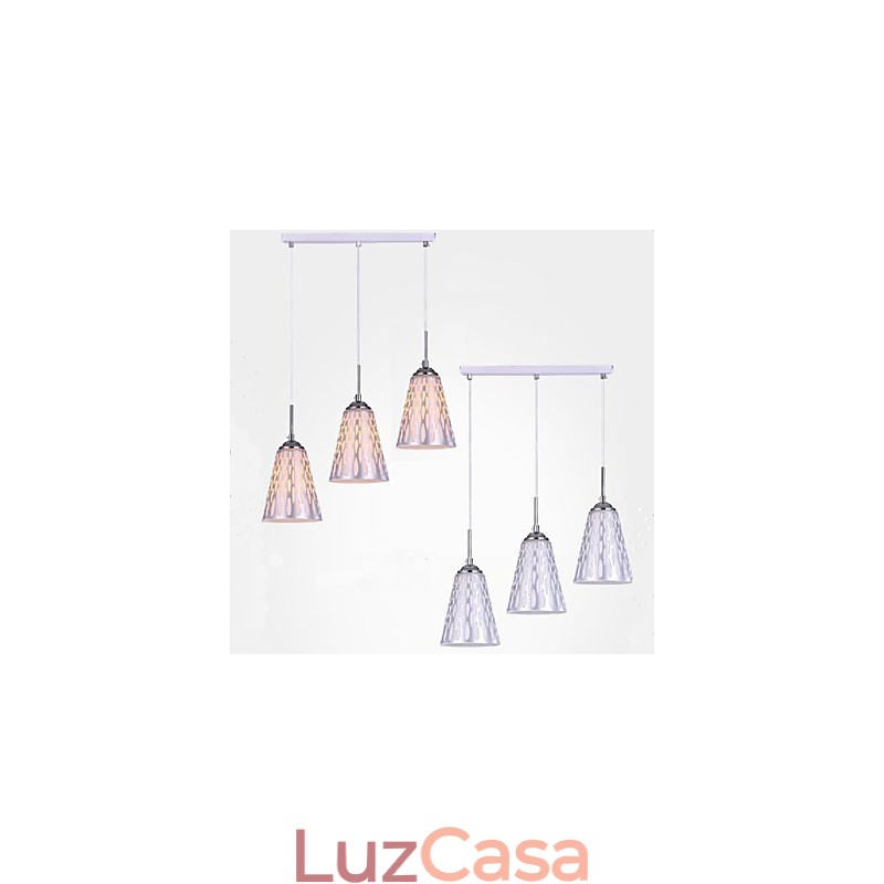 Luminárias de teto e lanternas modernas e simples para jantar