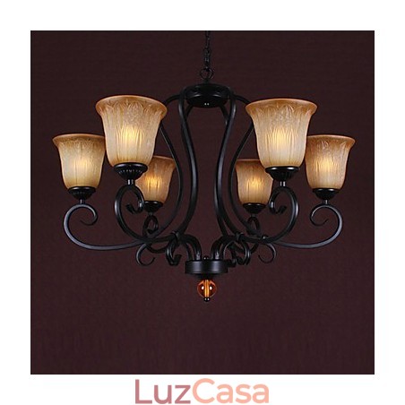 Lustre de pintura estilo vela clássico tradicional Lustre de pintura estilo vela clássico tradicional