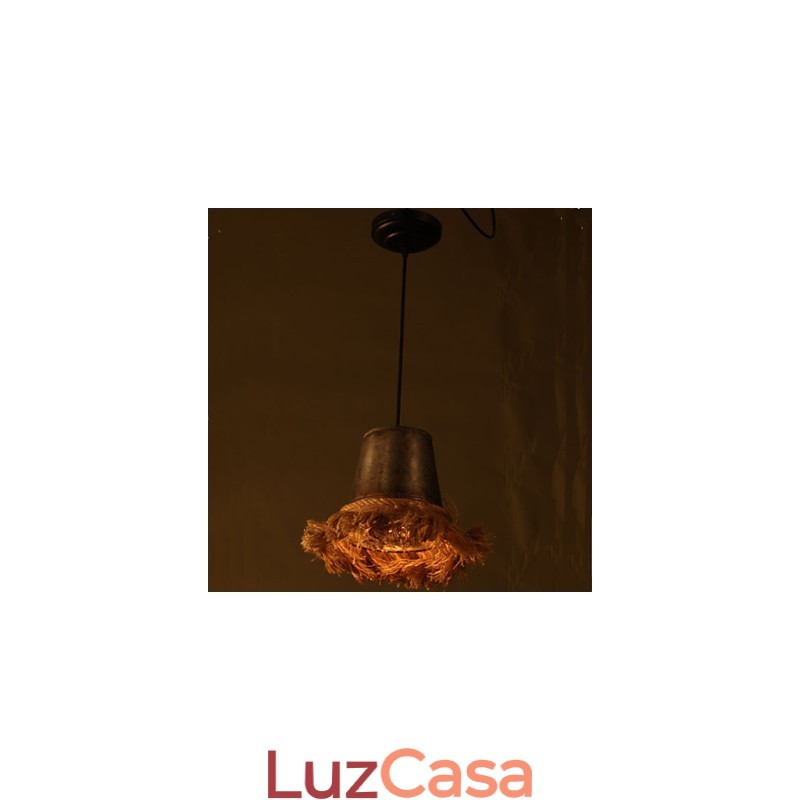 Faça o antigo lustre de corda criativo