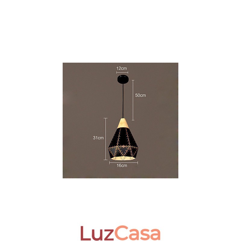 Retro Classic Metal Ceiling Lights Simples Luminárias Pendentes Café Luminária Pendente