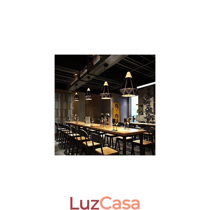 Retro Classic Metal Ceiling Lights Simples Luminárias Pendentes Café Luminária Pendente