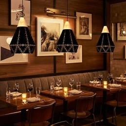 Retro Classic Metal Ceiling Lights Simples Luminárias Pendentes Café Luminária Pendente