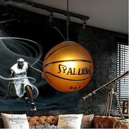 Pingente de vidro Café Retro Basketball Pendant