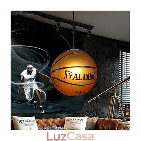 Pingente de vidro Café Retro Basketball Pendant Pingente de vidro Café Retro Basketball Pendant