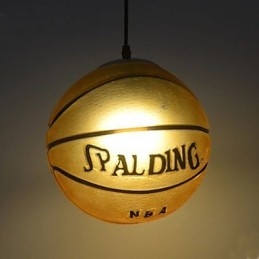 Pingente de vidro Café Retro Basketball Pendant