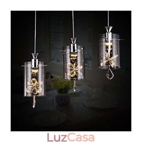 Moderno Contemporâneo Cristal Outros Vidro Pendente Luz Moderno Contemporâneo Cristal Outros Vidro Pendente Luz