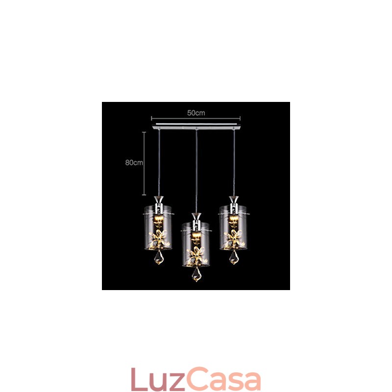 Moderno Contemporâneo Cristal Outros Vidro Pendente Luz