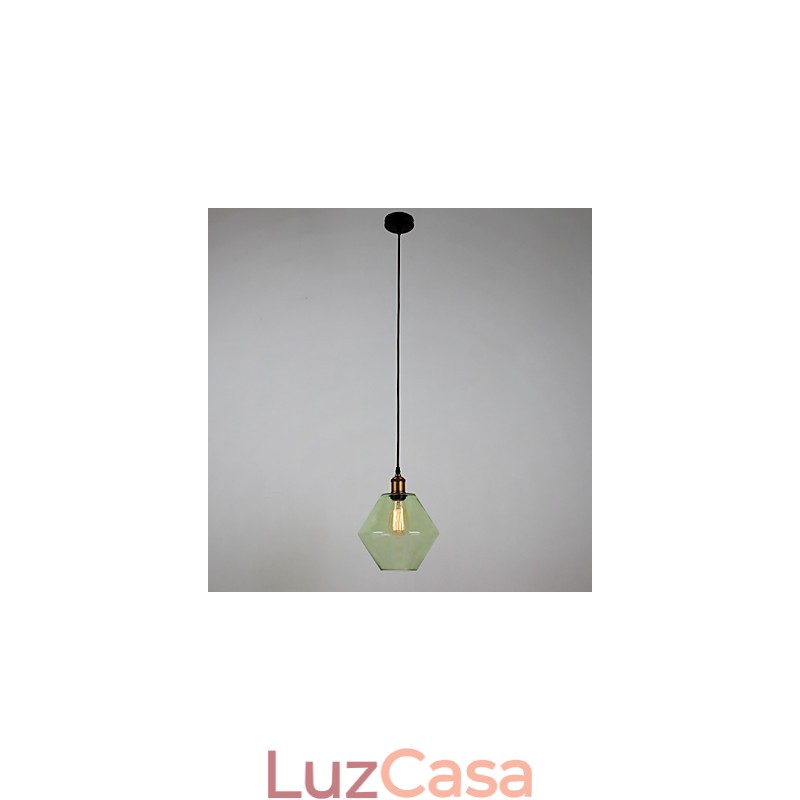 Vidro 1 Luz Artístico Minimalista Pendente