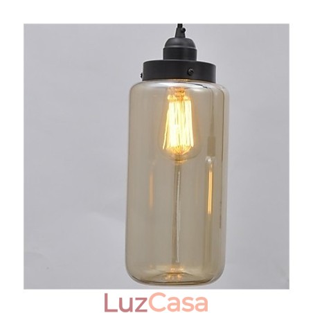 Lustre americano retrô minimalista de vidro simples Lustre americano retrô minimalista de vidro simples