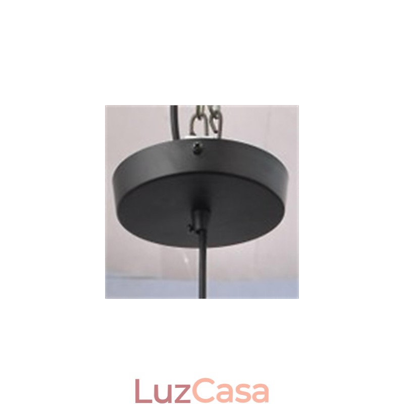 Lustre americano retrô minimalista de vidro simples