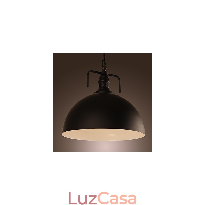 Luminária pendente estilo retrô tradicional clássica com pintura em estilo mini