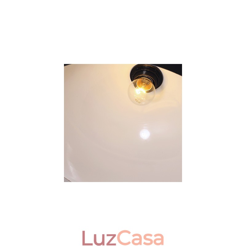 Luminária pendente estilo retrô tradicional clássica com pintura em estilo mini