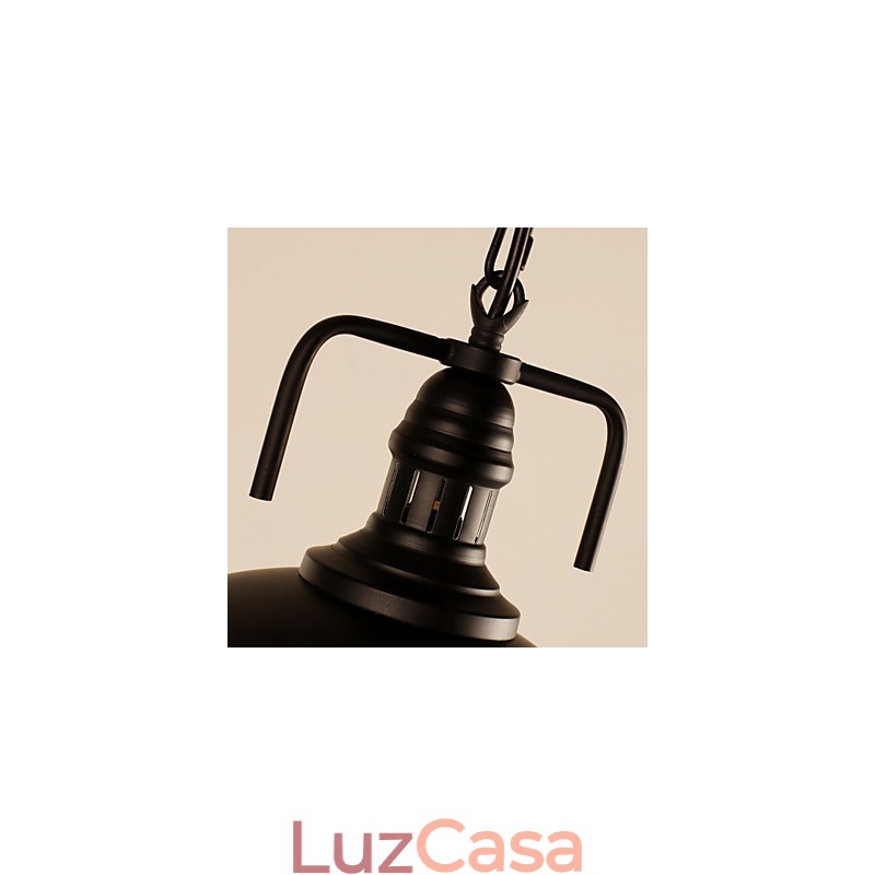 Luminária pendente estilo retrô tradicional clássica com pintura em estilo mini