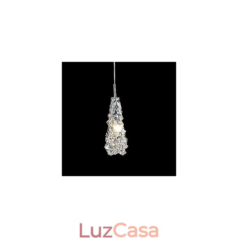 Lustre Tradition Classic Vidro Transparente 1 Luz