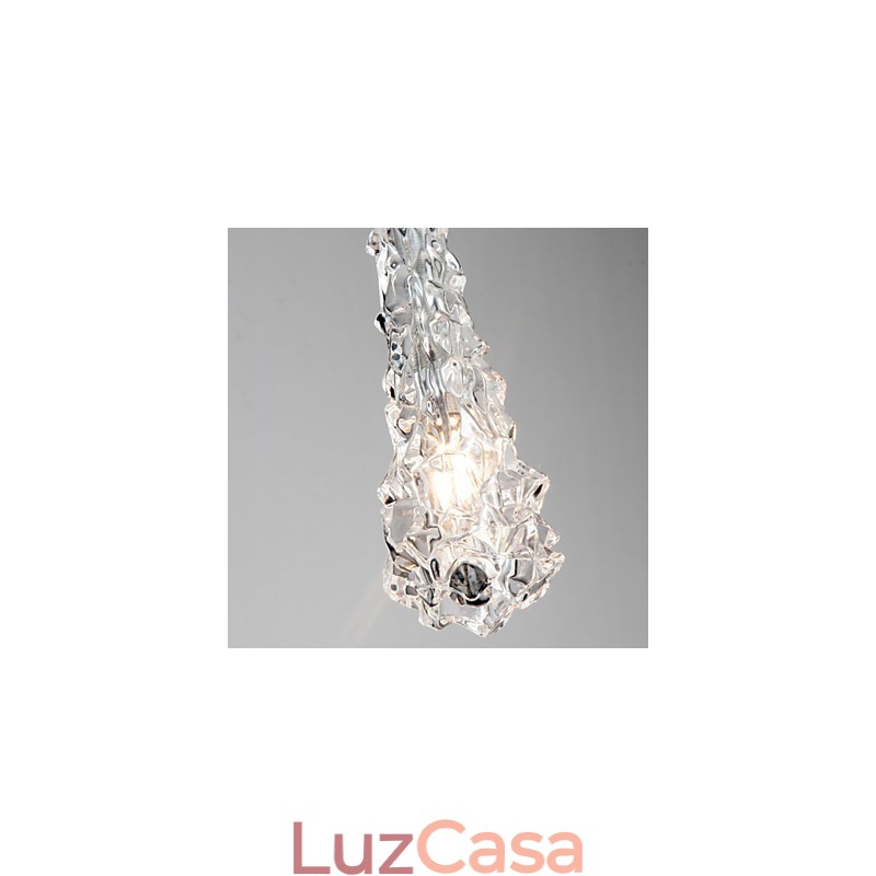 Lustre Tradition Classic Vidro Transparente 1 Luz