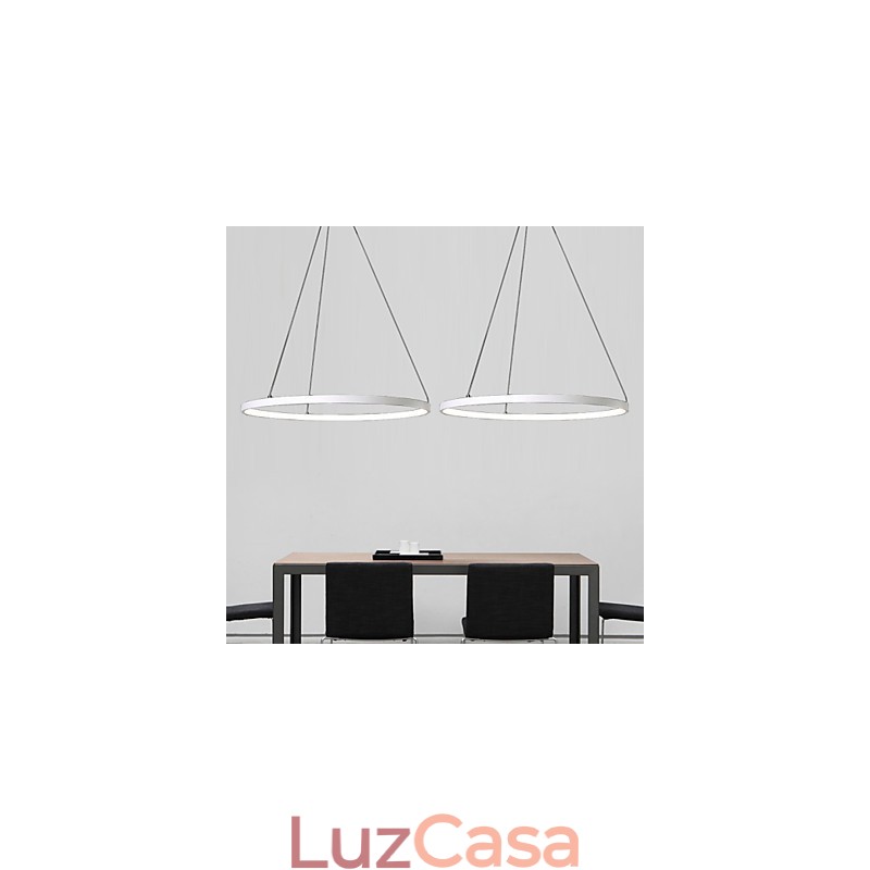 Luminária pendente design moderno anel de alta qualidade