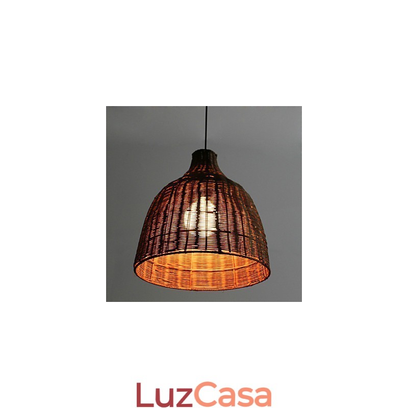 Estilo Rural Cany Art Criativo Feito à Mão Por The Cane Makes Up Droplight Lamp