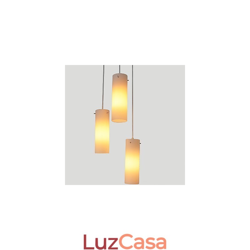 Cilíndrico Vidro Reto Cabeça Única Tambor Tambor Simples Droplight Lâmpada Iluminação
