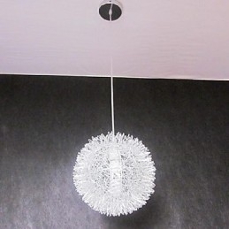 Luminária pendente de metal globo contemporânea moderna