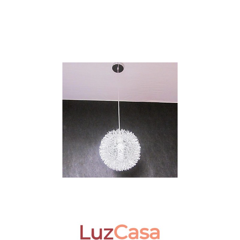 Luminária pendente de metal globo contemporânea moderna